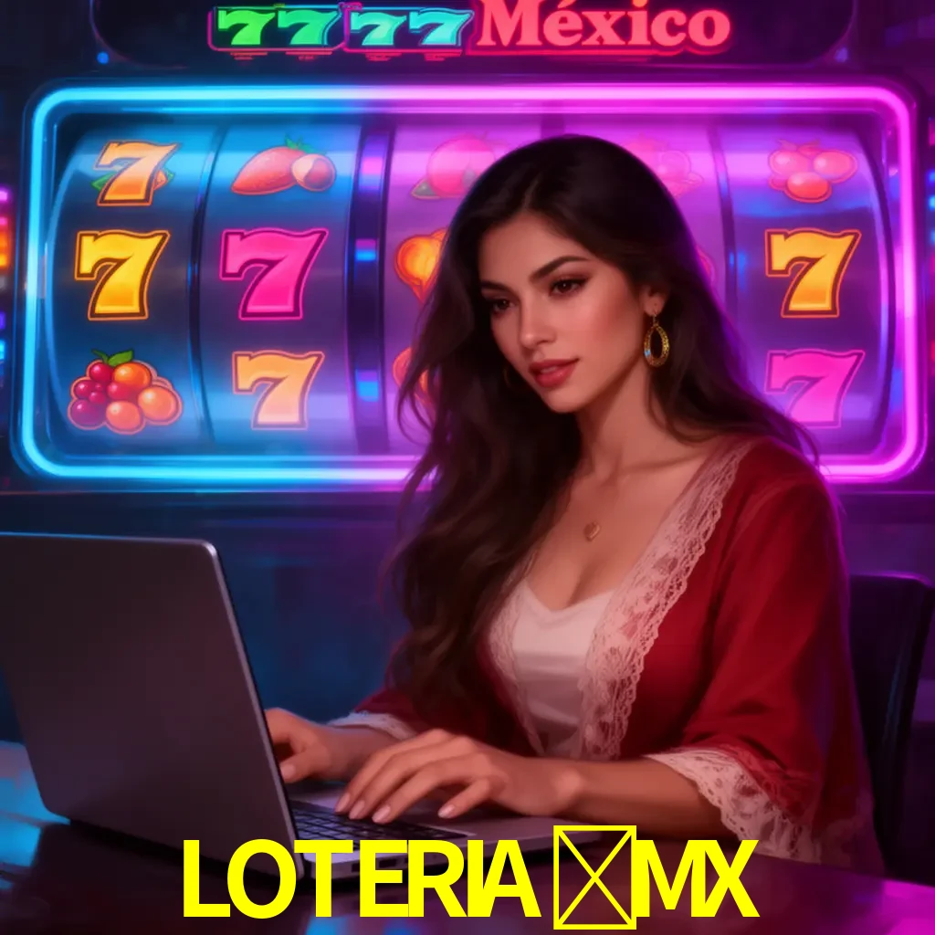 LOTERIA-MX Slots - tragamonedas, RTP y control Tragamonedas LOTERIA-MX con símbolos, saldo móvil y reglas de apuesta visibles